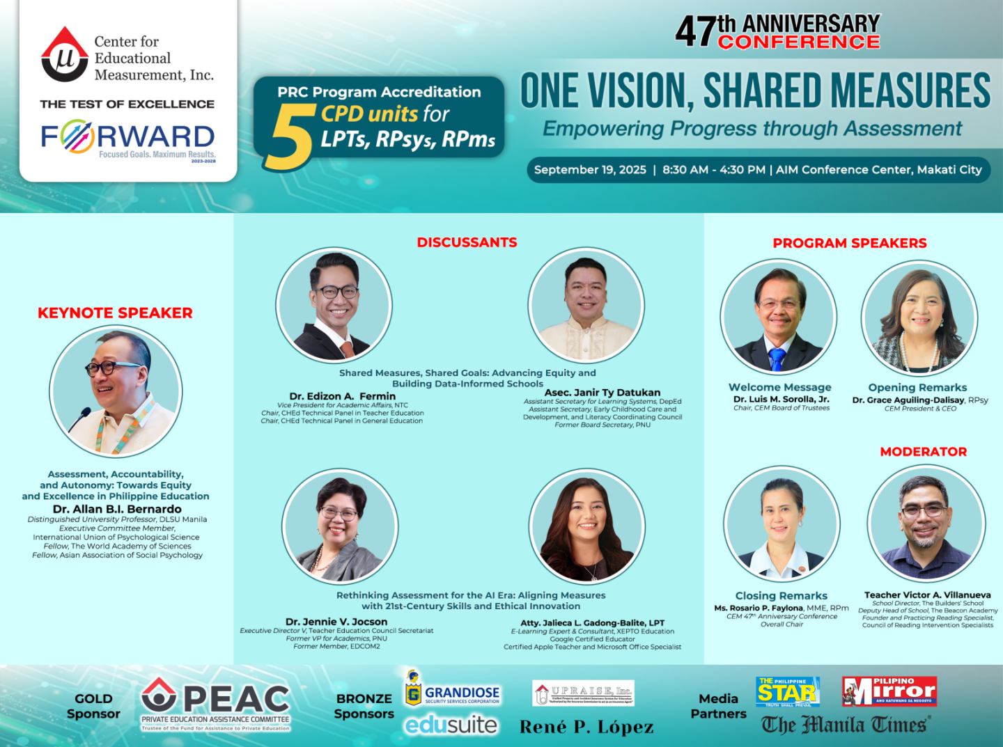 CEM Brings Back In-Person Anniversary Conference to Champion Assessment for Progress